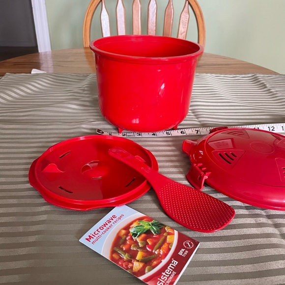 stem Red Microwave Multi-Cooker Lid Set - Picture 9 of 10